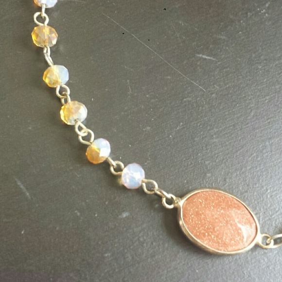 Anthropologie Semi Precious Stone Choker NWT - Picture 5 of 8